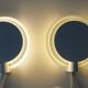 Pair wall lamps lumiance planeta 80s