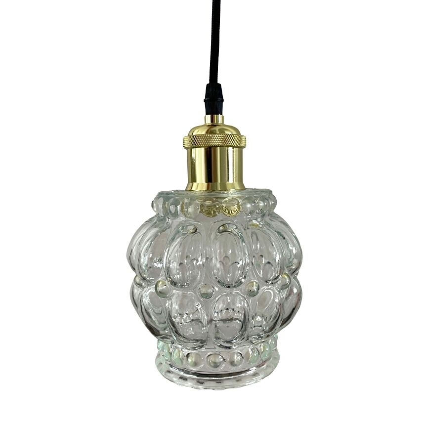 Glass hanging lamp