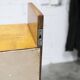 1950 wall shelf solid oak invisible fixings