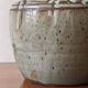 Signed glazed ceramic lamp base, circa 1950