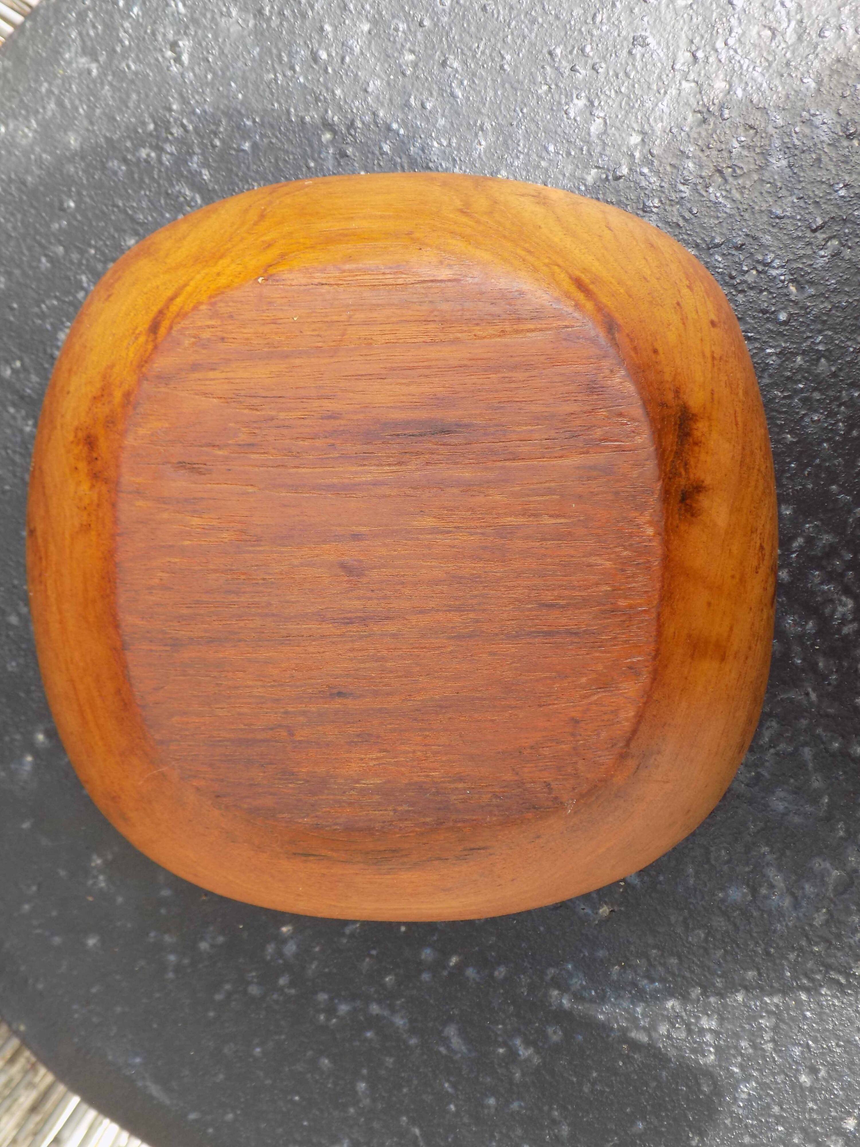 Wooden salad bowl
