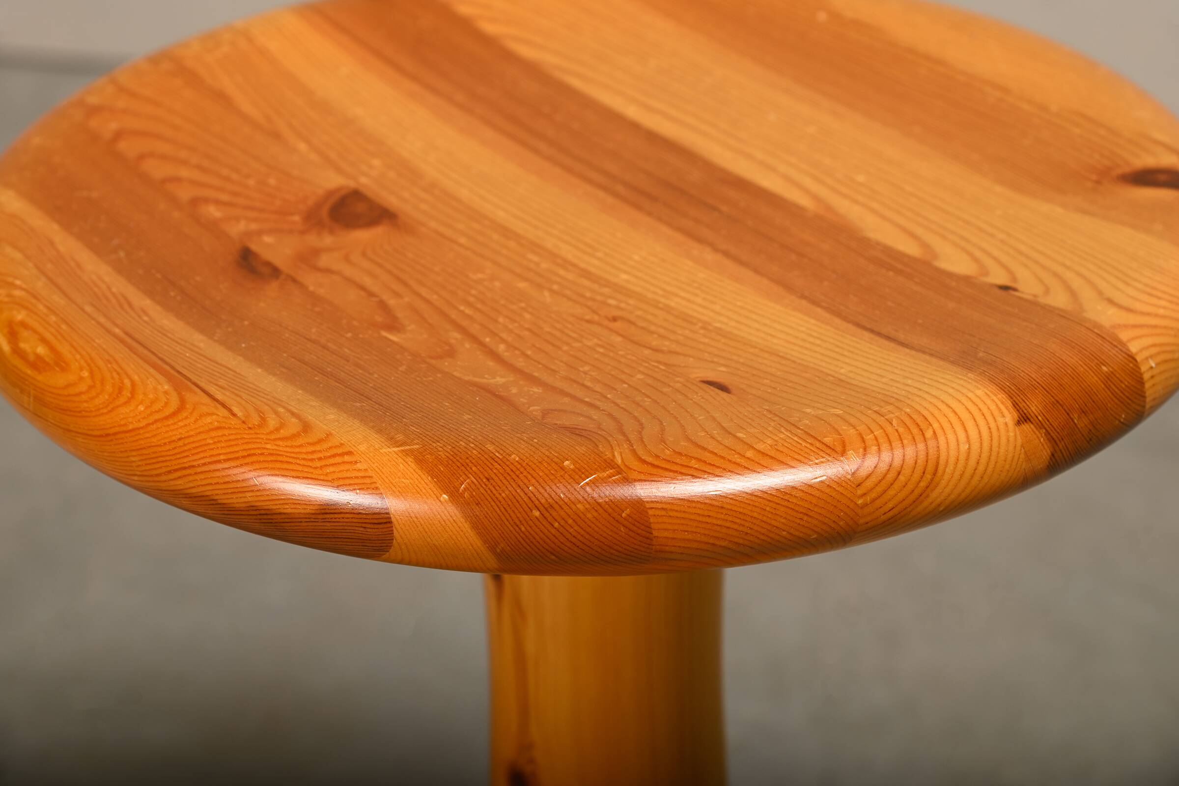 Rainer Daumiller Stool in solid naturel pine for Hirtshals Savværk, Denmark 1970