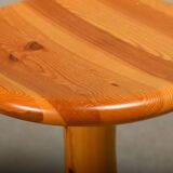 Rainer Daumiller Stool in solid naturel pine for Hirtshals Savværk, Denmark 1970