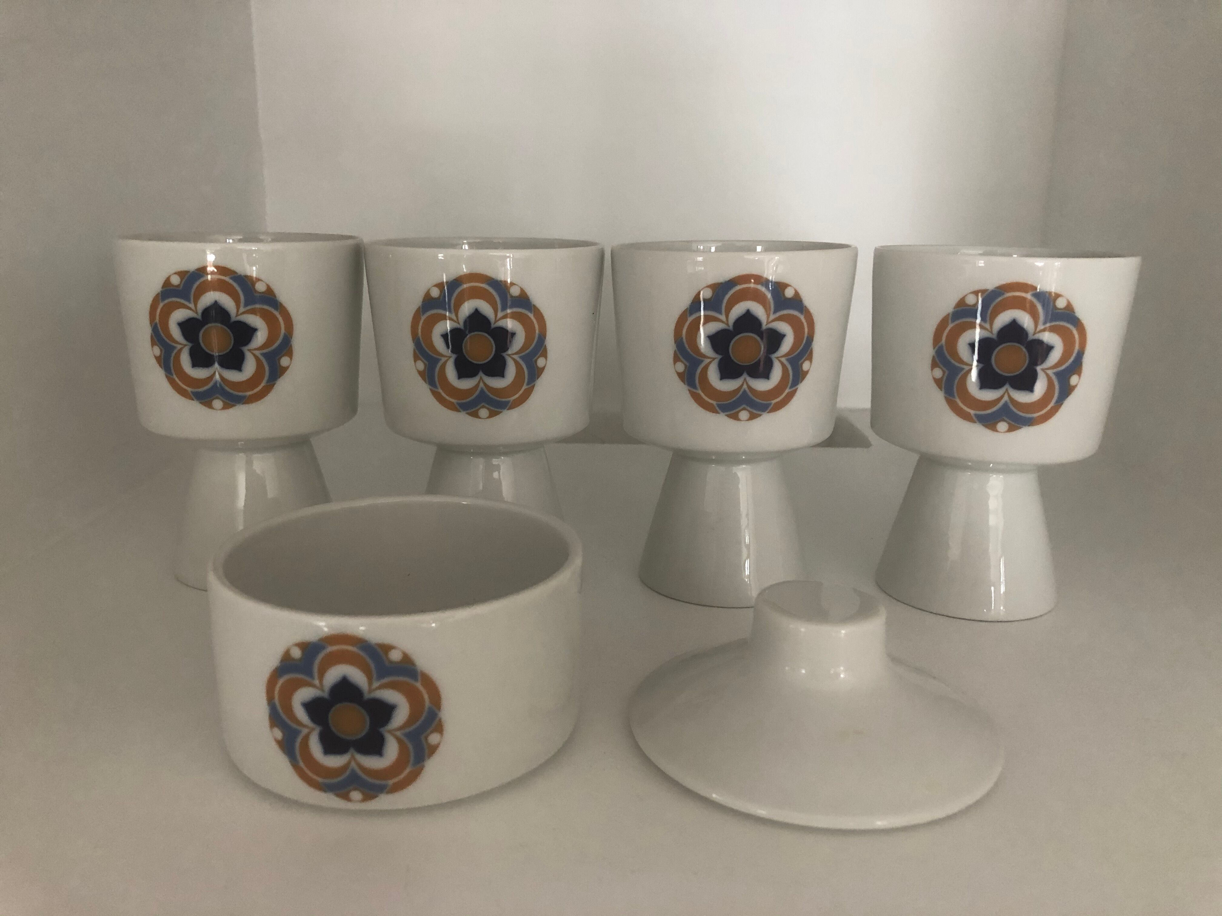 German-made Seventies coffee service Hutschenreuther