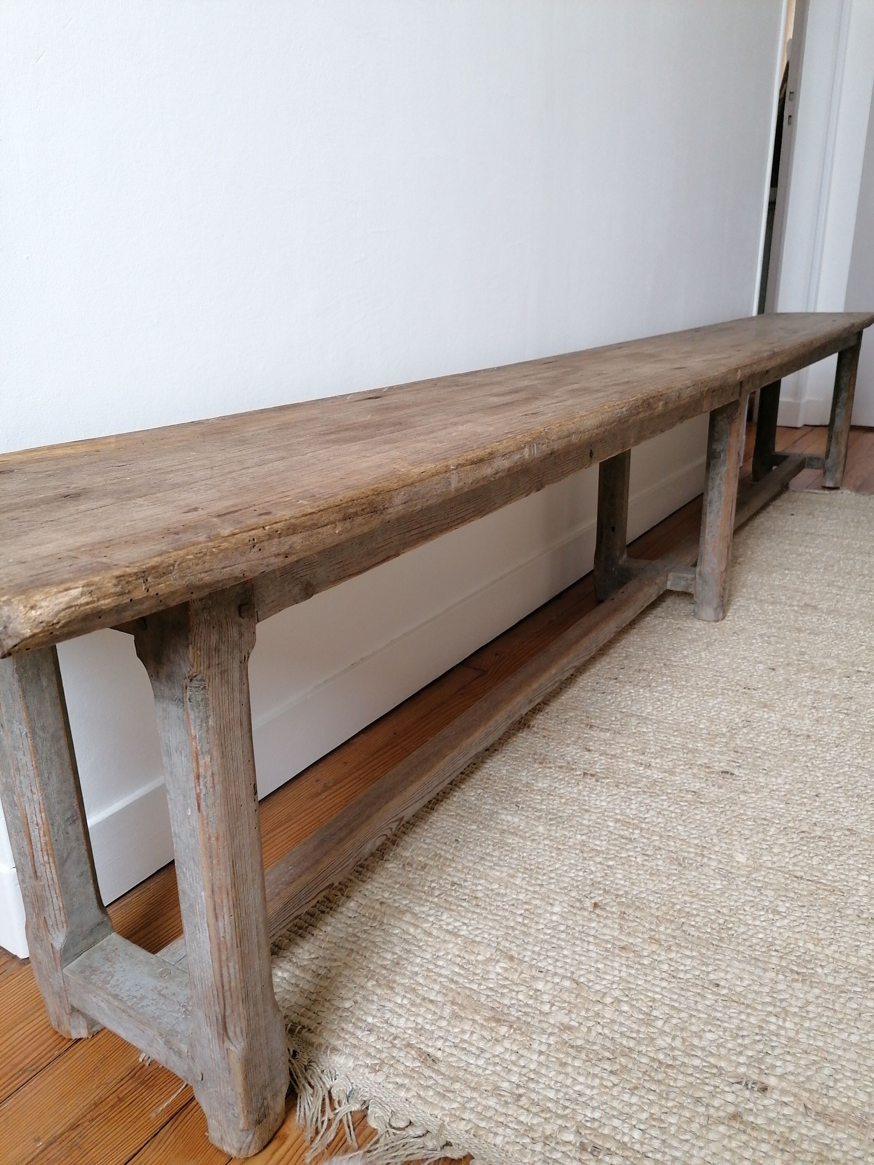 Wooden bench