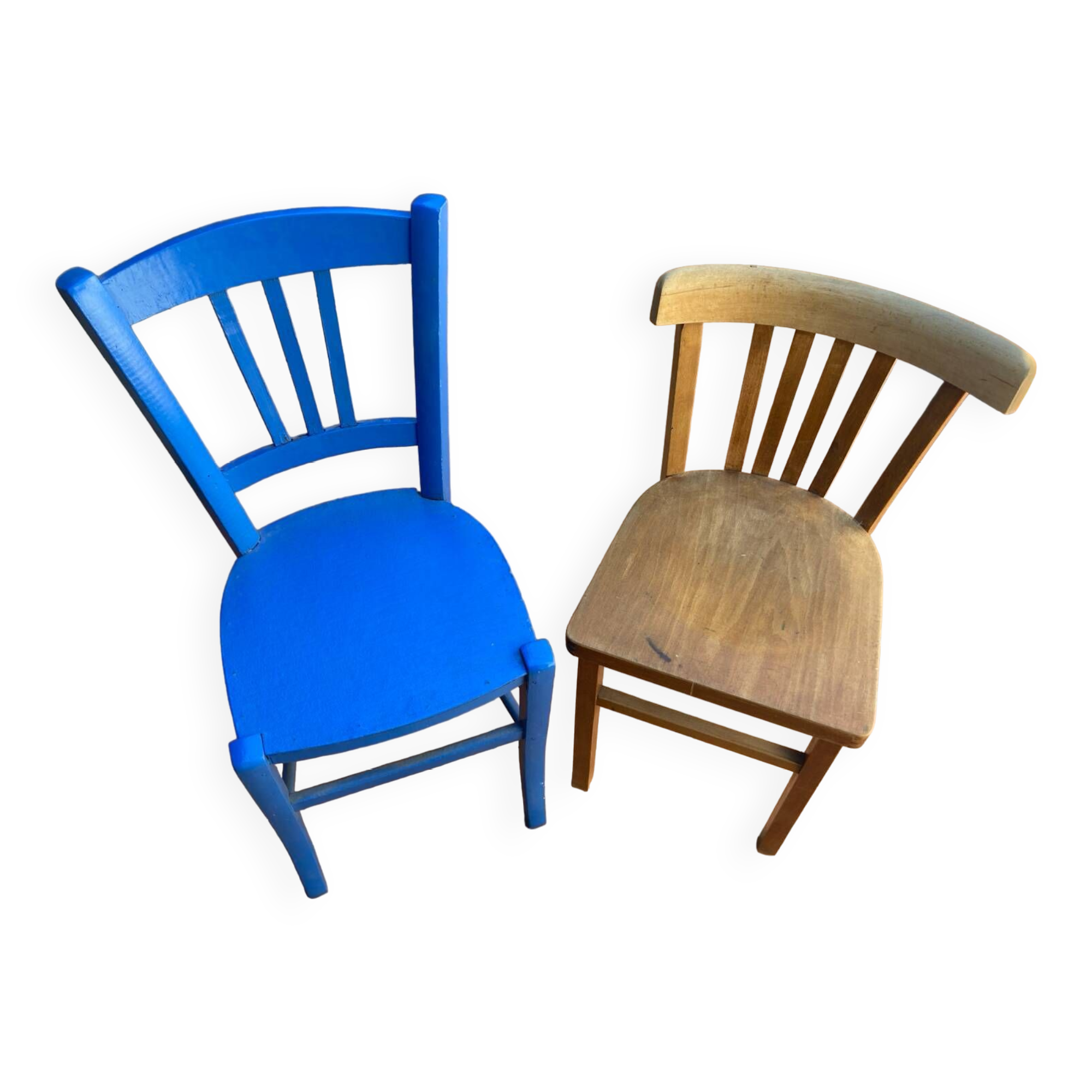 Two bistro chairs