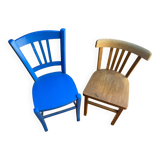 Two bistro chairs