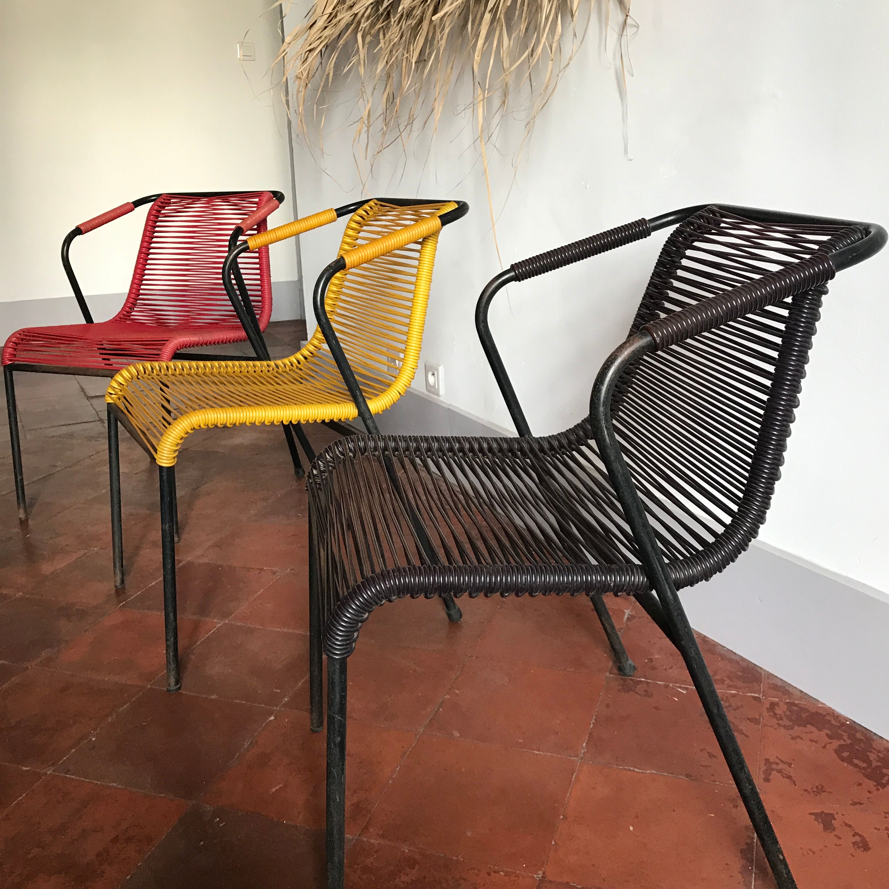 Scoubidou armchairs