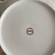 6 Deep Plates Limoges Porcelain Harreau Fluted Edge Neo-Classical