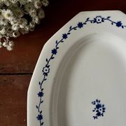Saint Amand ironstone oval dish