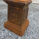 Cast iron base for statue or Medici.