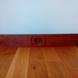 Carved front in solid wood