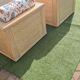 Fauteuils club design rotin