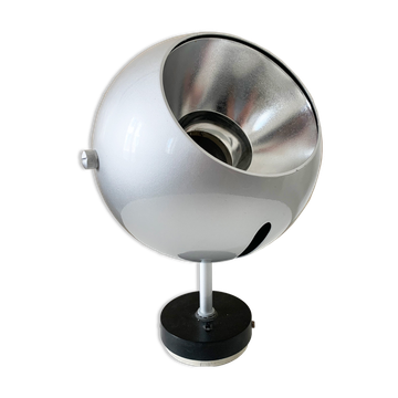 XL Silver Wall Spot From Louis Poulsen - Type 48610 - Ejner Graae & Henning Heiger - Denmark 70s