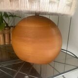 Vintage elm lamp