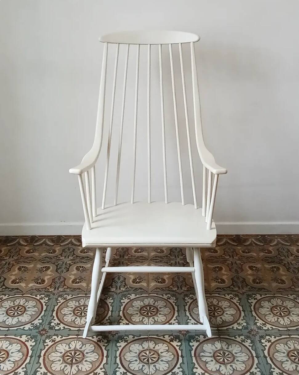 "Grandessa" rocking chair by Lena Larson for Nesto, Sweden 1960s