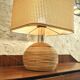 Wicker table lamp, Italy, 1960s