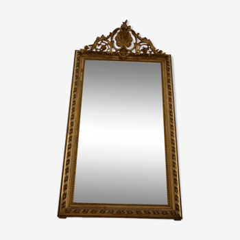Miroir doré style Louis XV 150x85cm