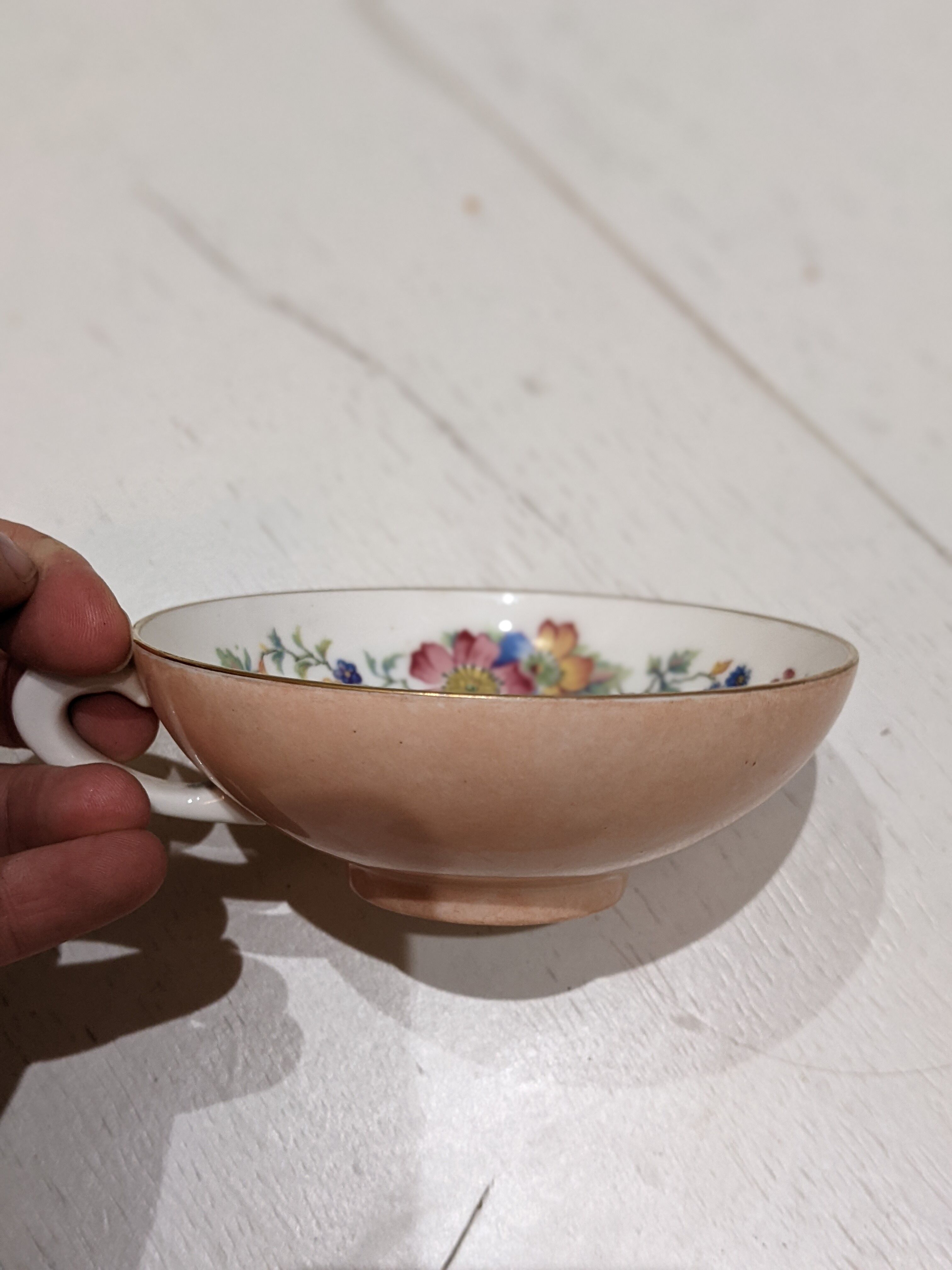 Vintage antique Limoges porcelain cup
