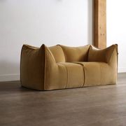 Le Bambole sofa in velvet by Mario Bellini for B&B Italia, 1970s