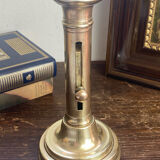 Push candle holder in brass