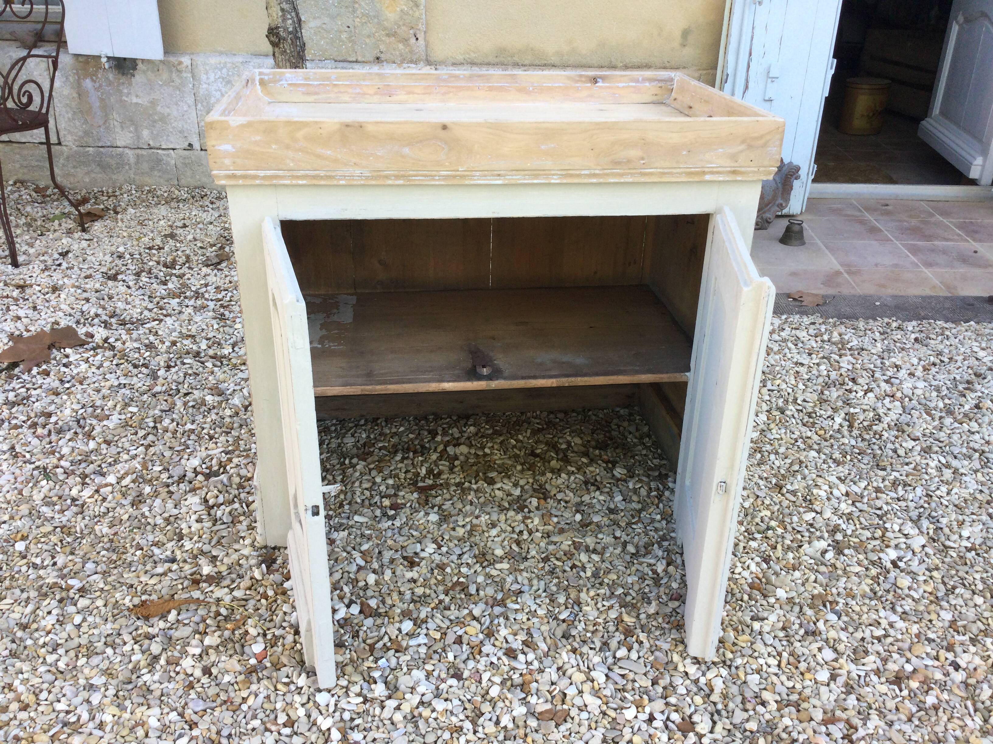 Small patinated Parisian piece of furniture