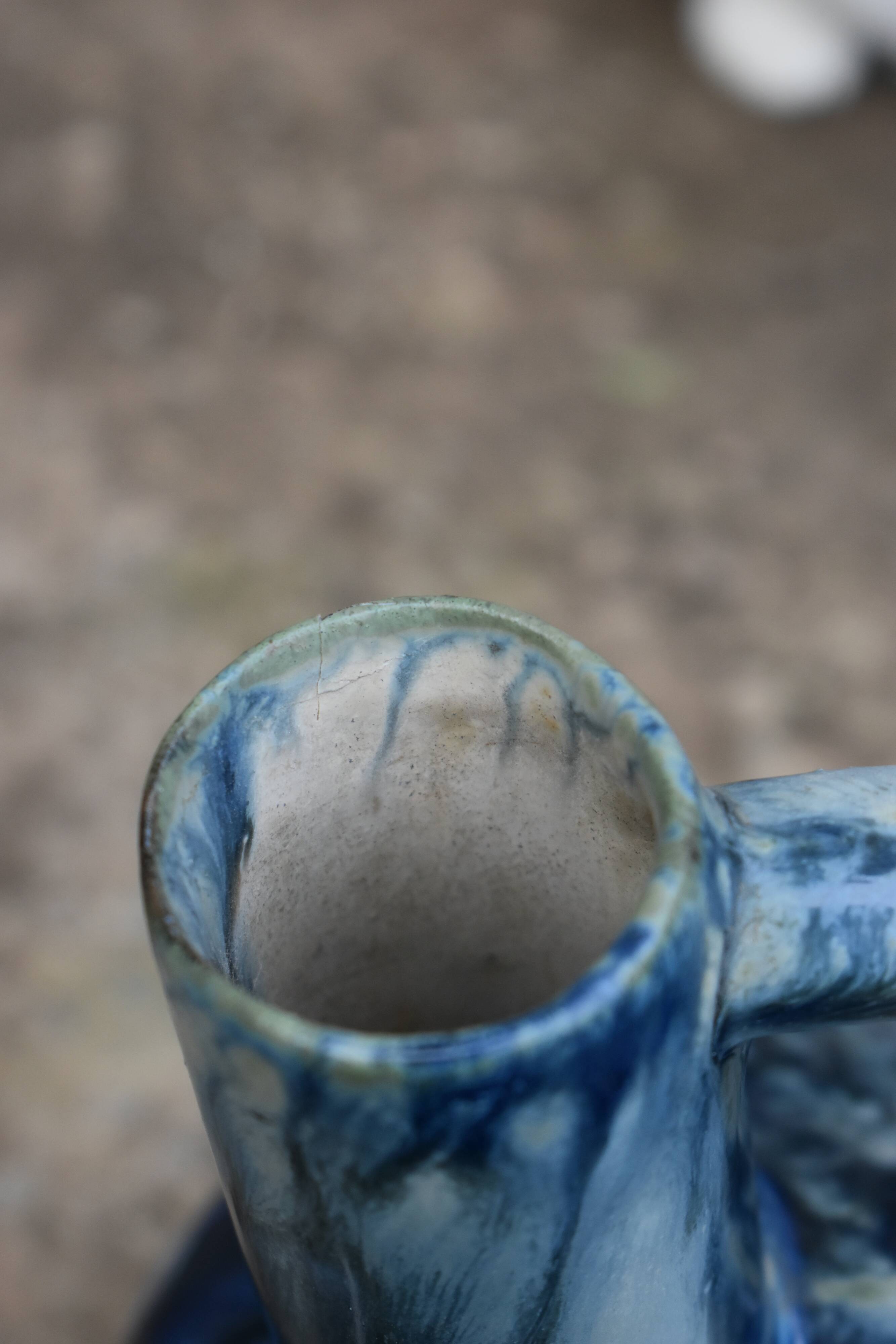 Vase double col art déco