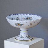 Cup on pedestal handmade from Moustiers