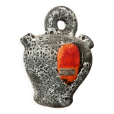 Mediterranean in glazed lava ceramic, France, 1970s.