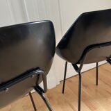 Pair of shell chairs, Pierre Guariche, recent edition "Maison du monde"