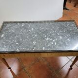 Louis XVI style cherry wood coffee table
