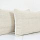 Set of 2 vintage kilim cushion covers 30x61 cm