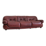 Sapporo Italian leather sofa Mobil Girgi 70s