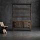 Cabinet rustique primitif, France, 19e siècle