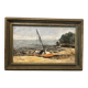 Tableau, marine de Louis Peyrat (1911-1999)