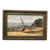 Tableau, marine de Louis Peyrat (1911-1999)