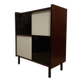 Library, vintage display case
