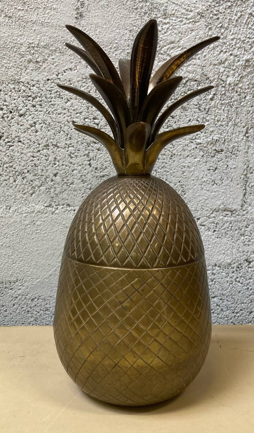 Brass Pineapple Ice Bucket