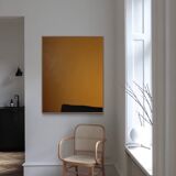 Abstract painting Mb1 ocher 100x81 cm