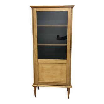 Vintage oak display cabinet