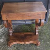 Walnut console
