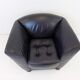 Set de 2 fauteuils en cuir par Peter Maly