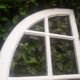 Glass window h146xl227 in arched oak