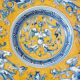 Large grotesque plate (Urbino/Castelli style), made in Italy, pei