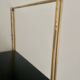 Modular vintage wall shelf, black and red metal circa 1960s