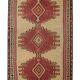 Vintage Kilim Rug 1980s Beige Terracotta Wool Flatweave 290 x 175 cm