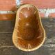 Old Brown Speckled Terracotta Pocket Video + Vintage Rattan Border