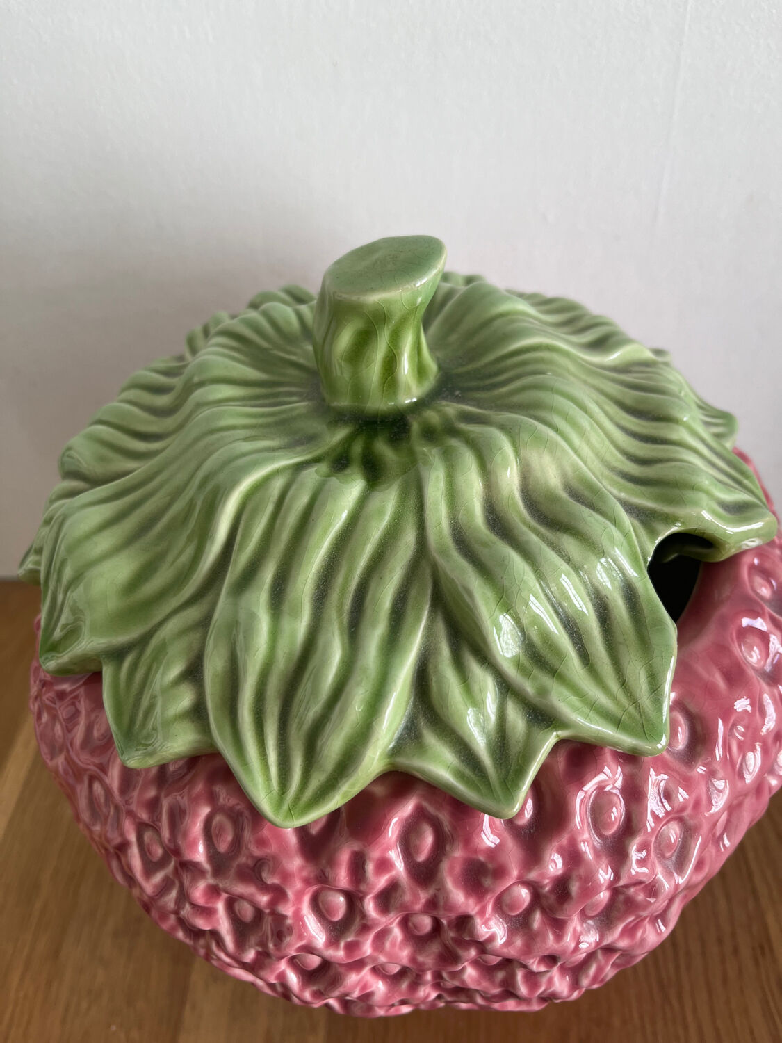 Bordallo Pinheiro Strawberry Tureen