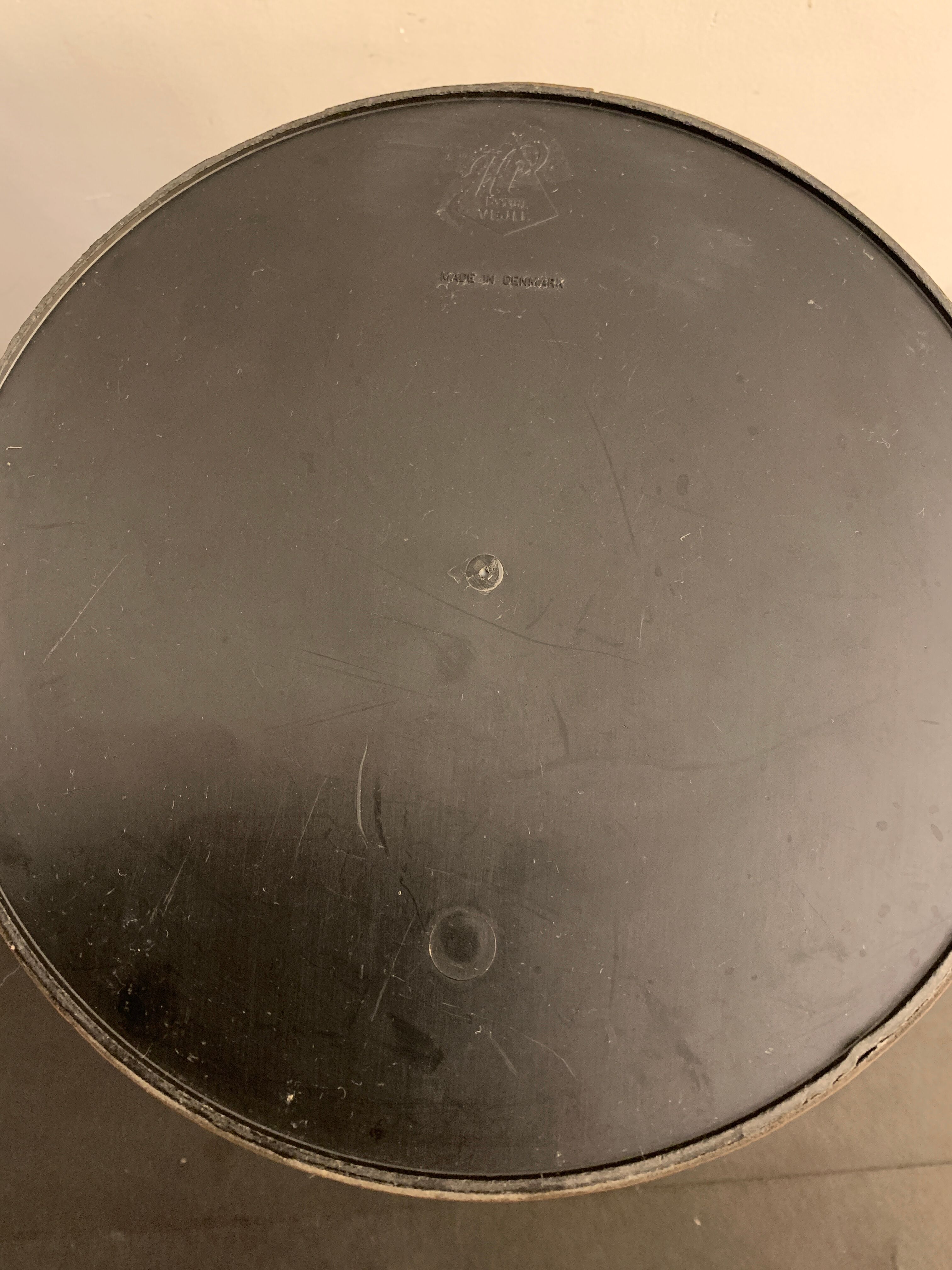 Leather wastepaper, HP & Son Vejle, Denmark, 1960