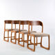 4 Baumann sled chairs